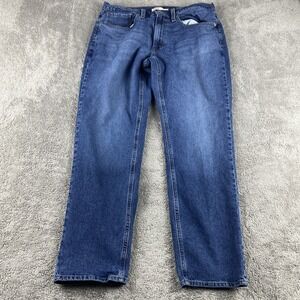 Signature Levi Strauss Jeans Mens 34x27 Blue Medium Wash Athletic Fit